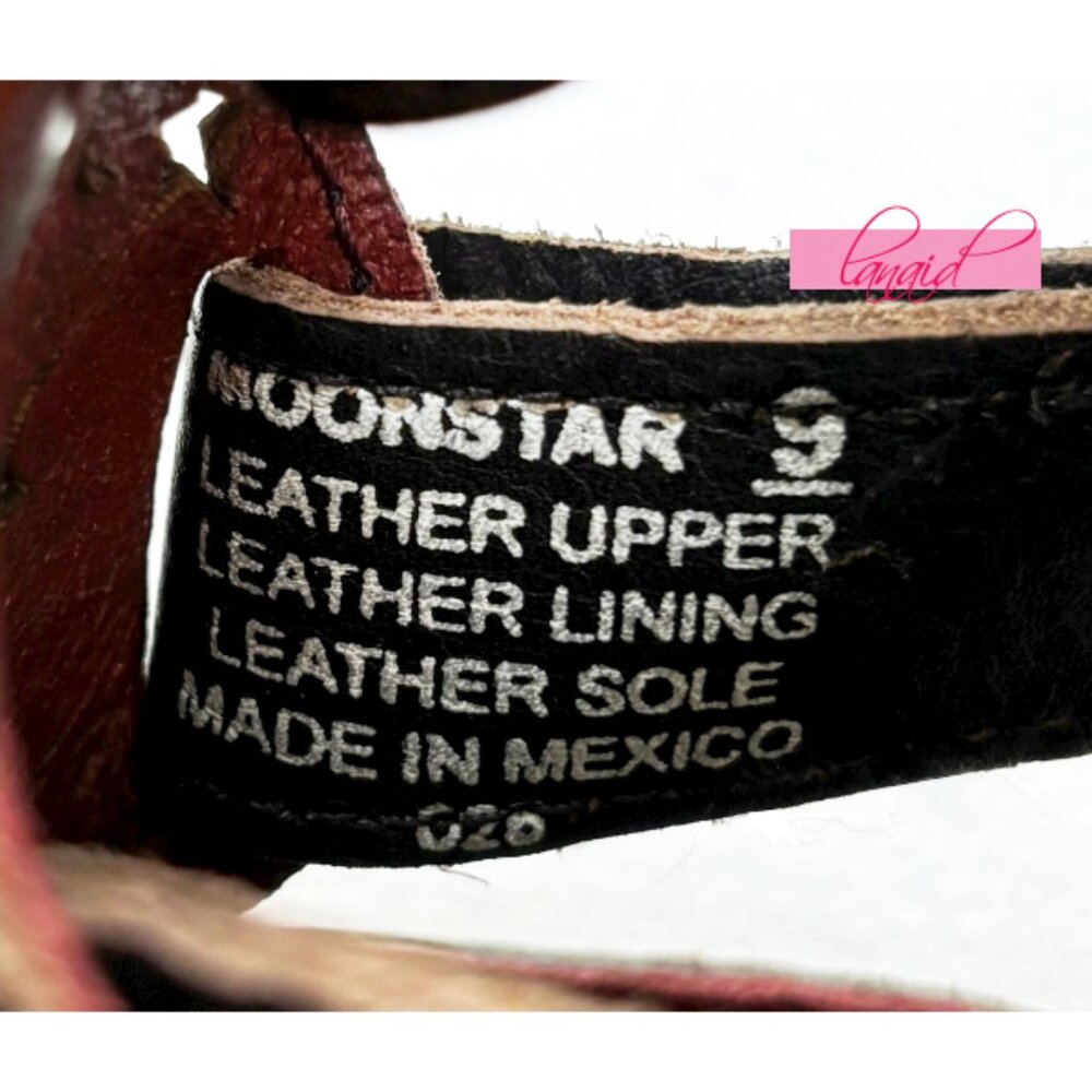 Freebird Steven Moonstar Leather Star Cut-Outs Distressed Low Heeled Slides Edgy - Picture 11 of 12